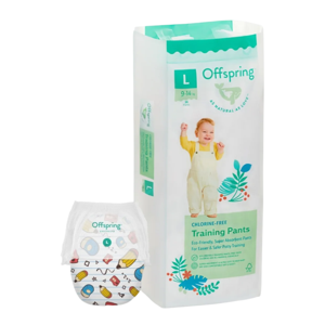 Картинка товара Трусики-подгузники Offspring «Карандаши» L, 9-14 кг 36 шт