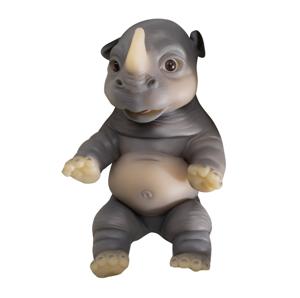 Картинка товара Игрушка-брелок «Носорог» коллекция «POP Nuts», 11 см темно-серый