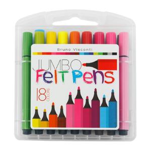 Картинка товара Фломастеры утолщенные «Bright colors Jumbo», 18 цветов