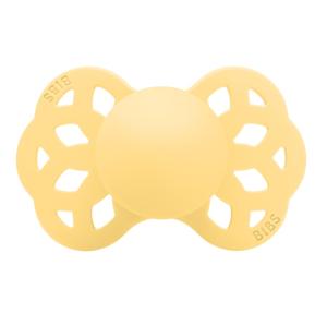 Картинка товара Пустышка силиконовая BIBS Infinity Anatomical - Pale Butter, 6 мес+ 