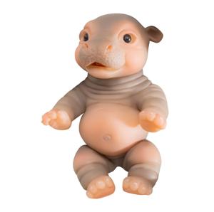 Картинка товара Игрушка-брелок «Бегемот» коллекция «POP Nuts», 11 см серый