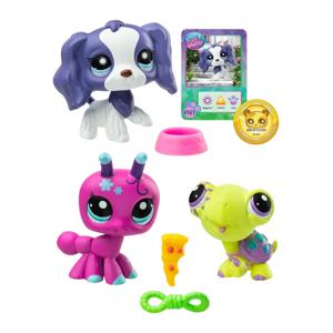 Картинка товара Игровой набор Littlest Pet Shop «Три друга»: Муравей, Спаниель и Черепашка с аксессуарами