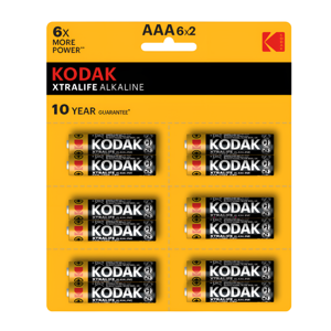 Картинка товара Батарейки LR 3 Kodak Xtralife отрывные (ААА), 12 шт