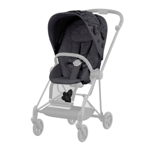 Картинка товара Съемный чехол для прогулочного блока Cybex Mios, FE Simply Flowers Grey