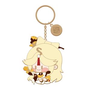 Картинка товара Брелок металлический Chibi Character Metal Keychain Ningguang