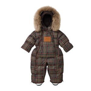 Картинка товара Комбинезон детский dark chocolate (checkered), 68–74