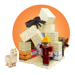 Картинка товара Магнитный конструктор Minecraft «Руины» 65 деталей 