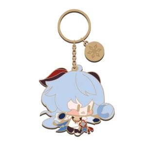 Картинка товара Брелок металлический Chibi Character Metal Keychain Ganyu