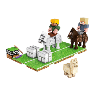 Картинка товара Магнитный конструктор Minecraft «Гонки» 46 деталей