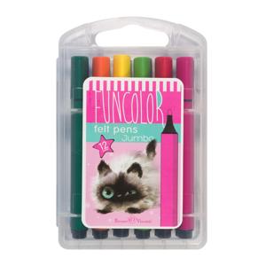 Картинка товара Фломастеры Funcolor Jumbo, 12 цветов