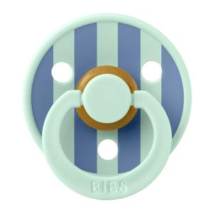 Картинка товара Пустышка латексная BIBS Studio Colour - Block - Nordic Mint Petrol, 6 мес+