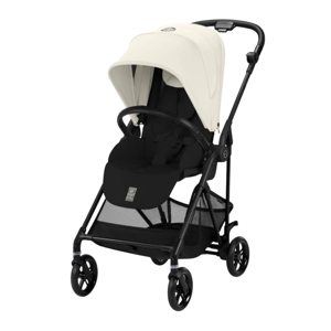 Картинка товара Прогулочная коляска Melio Carbon Canvas White с дождевиком