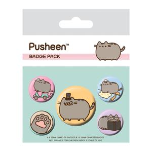 Картинка товара Набор значков Pusheen (Fancy) 5 шт.