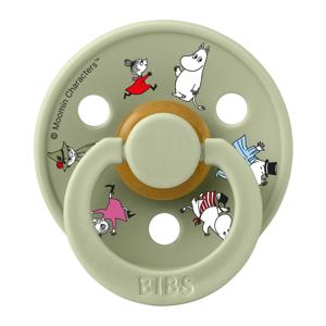 Картинка товара Пустышка латексная BIBS x Moomin Colour - Friends - Sage, 0+