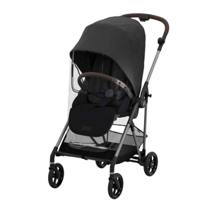 Картинка товара Прогулочная коляска Melio Carbon Magic Black с дождевиком