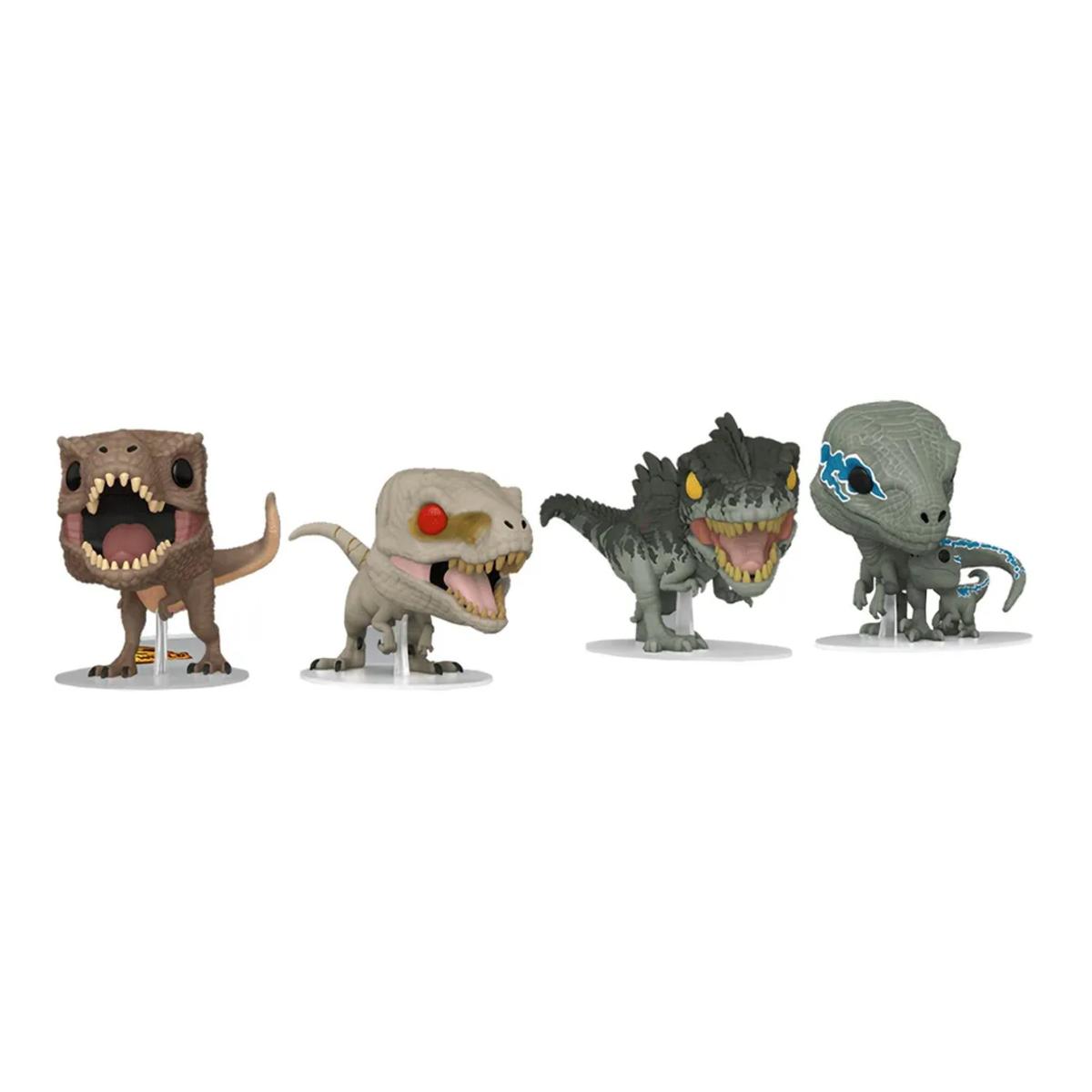 Фигурка Funko POP! Movies Jurassic World 3  Tyrannosaurus/Atrocir./Giganotos./Velocir (Exc) 4PK 77138 FUNKO – купить по  цене 8770 рублей с бесплатной доставкой по России