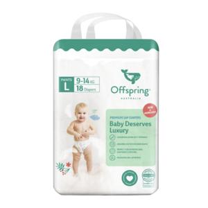 Картинка товара Трусики-подгузники Offspring Лимоны, L 9-14 кг 18 шт 