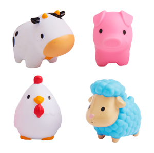 Картинка товара Игрушки для ванны брызгалки Farm «Животные», 4 шт