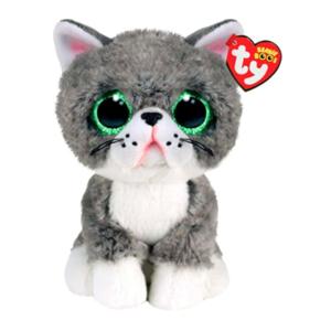 Картинка товара Мягкая игрушка Beanie Серый котик FERGUS 