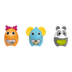 Картинка товара Игрушка-пирамидка Chicco «Весёлые животные 3 в 1» 