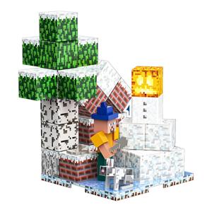 Картинка товара Магнитный конструктор Minecraft «Большой снеговик», 46 деталей