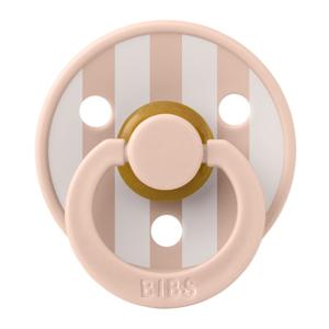 Картинка товара Пустышка латексная BIBS Studio Colour - Block - Blush Ivory, 6 мес+