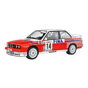 Картинка товара Коллекционная машинка 1:18 BMW E30 M3 White #14 Duez Belgium Procar 1993