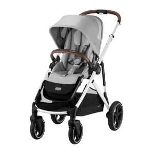 Картинка товара Прогулочная коляска Gazelle S SLV Lava Grey с корзиной и дождевиком
