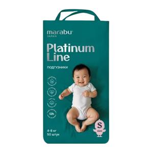 Картинка товара Подгузники на липучках Marabu Platinum line, S (4-8 кг) 50 шт