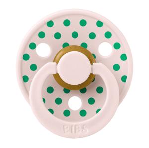 Картинка товара Пустышка латексная BIBS Studio Colour - Polka - Petal/Cactus, 0+
