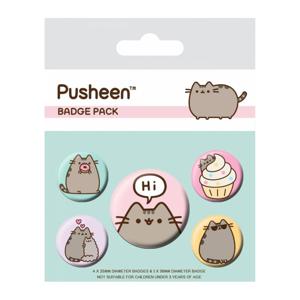 Картинка товара Набор значков «‎Pusheen Says Hi» 5 шт.