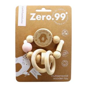 Картинка товара Погремушка из дерева ZerO-99, розовая