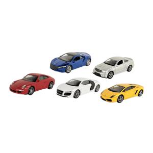 Картинка товара Набор коллекционных машинок «Lambo Gallardo, Porsche 911, Audi R8, Merc C63, Honda NSX» 1:60