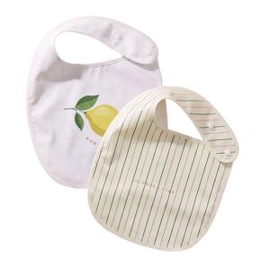 Картинка товара Нагрудный фартук на кнопке, stripes and lemon 2 шт