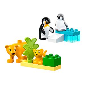 Картинка товара Конструктор LEGO DUPLO «Семейства диких животных: Пингвины и Львы» 