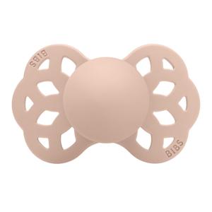 Картинка товара Пустышка силиконовая BIBS Infinity Anatomical - Blush, 6 мес+