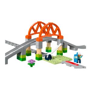 Картинка товара Конструктор LEGO DUPLO «Железнодорожный мост и пути»