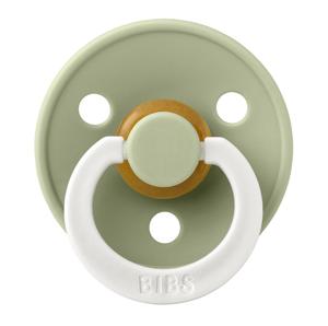 Картинка товара Пустышка латексная ночная BIBS Colour Glow Symmetrical - Sage, 0+