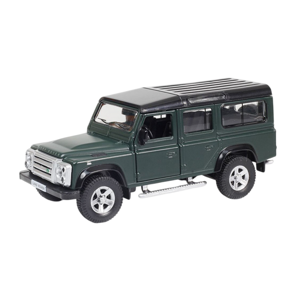Картинка товара Машина металлическая Land Rover Defender 1:32, темно-зеленая 