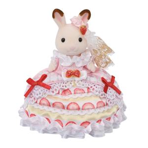 Картинка товара Игровой набор Sylvanian Families «День рождения Фреи в клубничном платье»