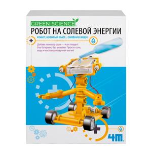 Картинка товара Набор для опытов «Робот на солевой энергии», 17 предметов