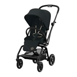 Картинка товара Прогулочная коляска Eezy S Twist + 2 BLK Magic Black с дождевиком и бампером 