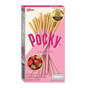 Картинка товара Шоколадные палочки Pocky Strawberry с клубничной начинкой  
