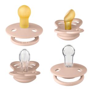 Картинка товара Набор пустышек BIBS Try-it, - Blush, 0+ 4 шт