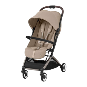 Картинка товара Прогулочная коляска Orfeo TPE Almond Beige с дождевиком и бампером