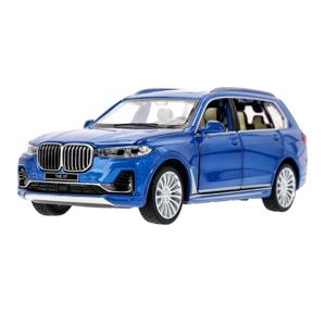 Картинка товара Коллекционная машинка BMW X7, синий 14,8 см свет-звук 