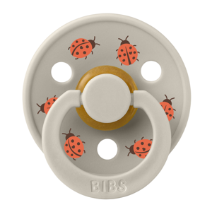 Картинка товара Пустышка латексная BIBS Studio Colour - Ladybug Friends - Sand, 6 мес+