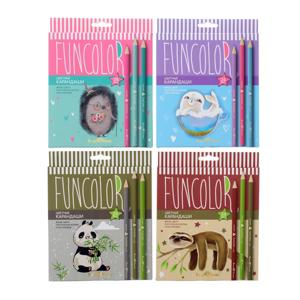 Картинка товара Цветные карандаши FunColor, 24 цвета  