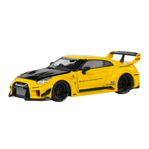 Картинка товара Коллекционная машинка 1:43 Nissan GTR35 LBWK Silhouette yellow 2019