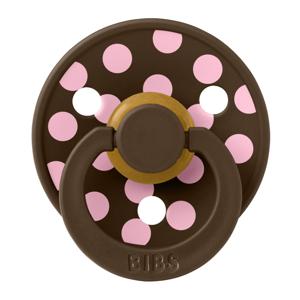 Картинка товара Пустышка латексная BIBS Studio Colour - Polka - Mocha/Baby Pink, 0+ 